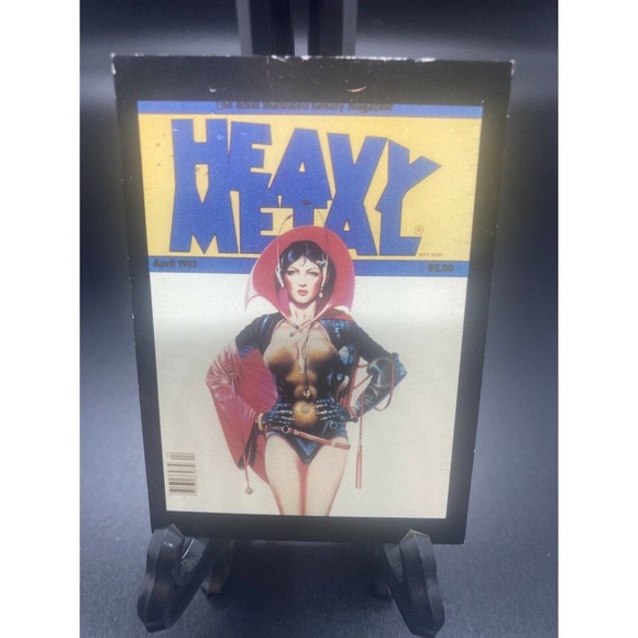Vintage 1982 Heavy Metal Trading Card No. 42 August 1982 Heavy Metal - Picture 11 of 12
